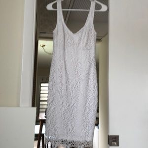 New , Crochet dress - Guess brand - fitted - white